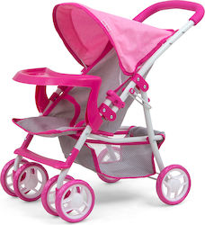 Milly Mally Doll Pushchair For 3+ Years Old