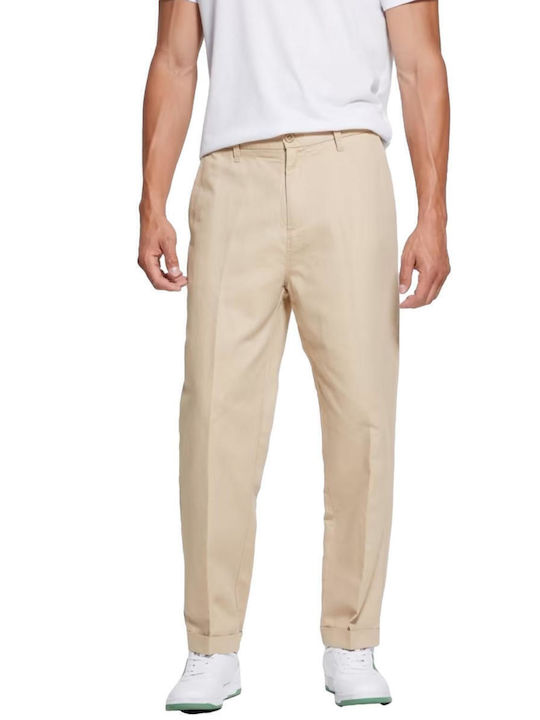 Guess Pantaloni Chino Beige