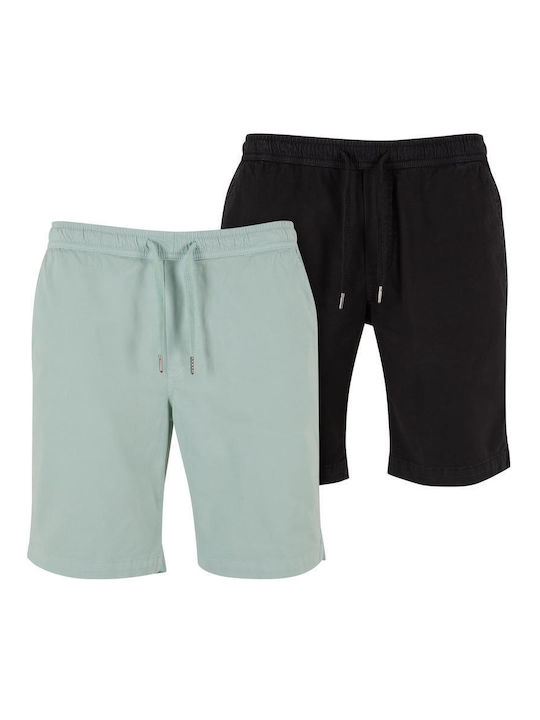 Urban Classics Men's Shorts Frostmint, Black