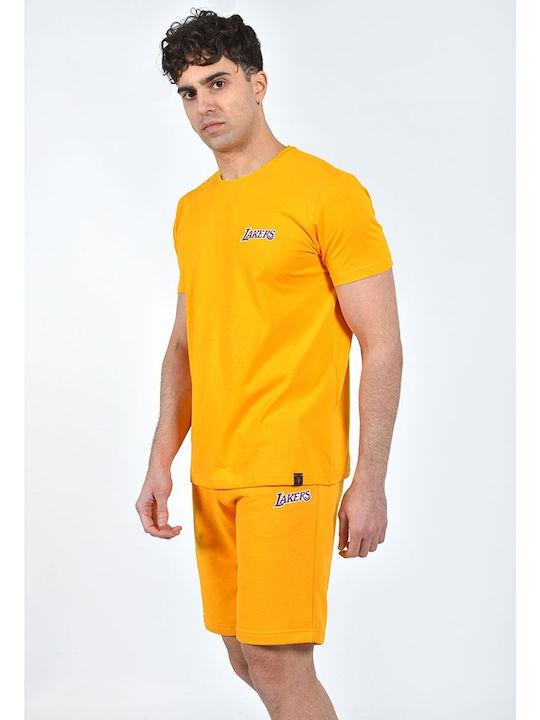 Clever Pantaloni scurți sport bărbați Yellow