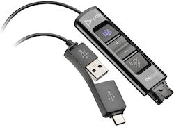 HP Poly Da85M Teams Certified USB to Qd Smart Digital Καλώδιο Quick Disconnect (QD) (786C8AA)