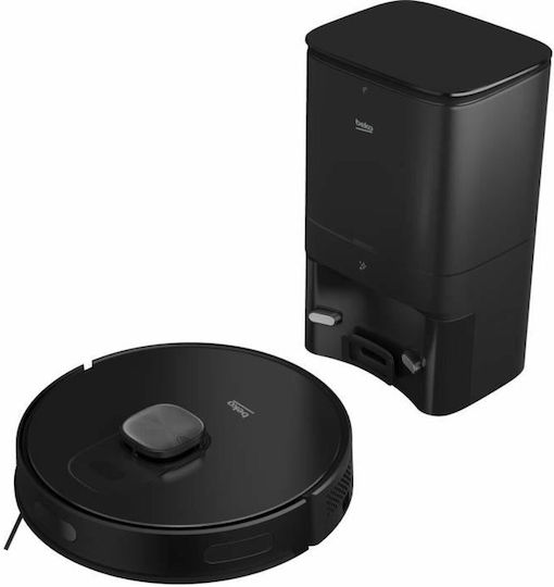 Beko Σκούπα Ρομπότ με Χαρτογράφηση Laser & Απορρόφηση 5000Pa Μαύρη
