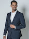 Men's Winter Suit Jacket Blue