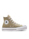 Chuck Taylor All Star Lift Women's Flatforms Boots Mossy Sloth White Black