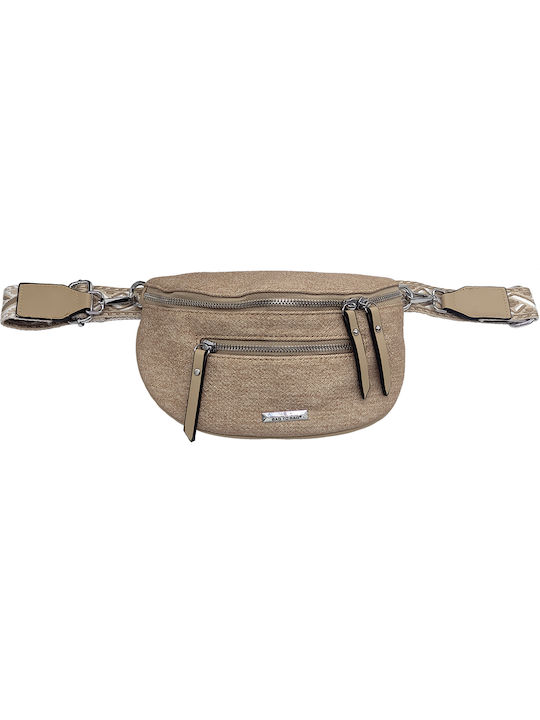 Gift-Me Frauen Bum Bag Taille Beige