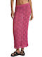 Pepe Jeans Midi Skirt in Pink color