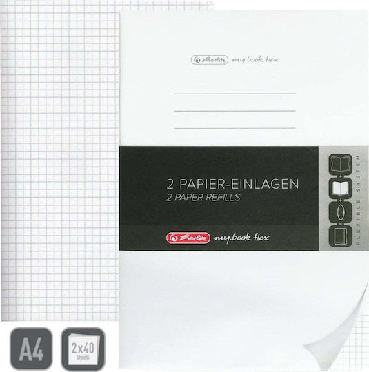 Herlitz Notizbuch 40 Blätter A4 Gray