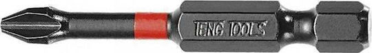 Teng Tools Schraubendreher-Bit Kreuz mit Größe PH2