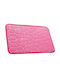 Rutschfest Badematte Synthetisch,Polyester/Cotton/Leather Rechteckig Pink 60x40cm