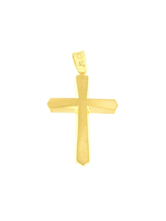 Fa Cad'oro Herren Gold Kreuz 14K