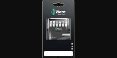 Wera Сет 6 Битове за Винтоверт Кръст / Звезда
