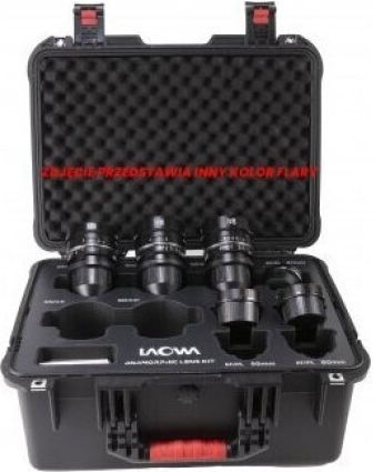 Laowa Kit Kameraobjektiv-Kit Nanomorph Festbrennweiten für Arri PL Mount Black