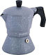 Kamille Electric Espresso Pot 3 Cups Brown