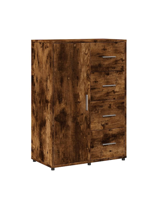 Sideboard Wooden Smoky Oak 60x31x84cm