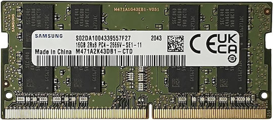 Samsung DDR4 με Module 1x16GB και Ταχύτητα 2666 για Laptop