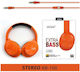 MDR-XD100 On Ear Ακουστικά Πορτοκαλί