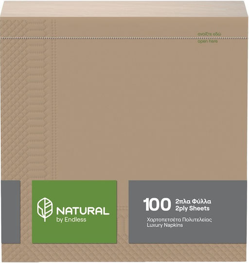 Endless 24x100 Napkins 2 Ply Beige