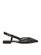 Synthetic Leather Ballerinas Black