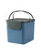Rotho Babydesign Office Plastic Waste Bin 40lt Blue 35.5x33.9x39.8cm