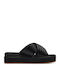 Flache Sandalen für Damen in Schwarz Farbe