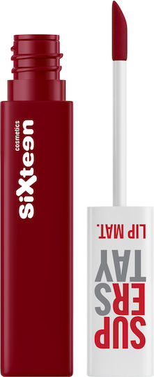 Sechzehn Super Stay Lip Matte Lippenstift #101 - Rotwein