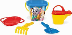 Wader Paw Patrol Beach Bucket Set with Accessories Beige 5pcs