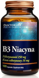 Supliment alimentar Doctor Life B3 Niacin, 100 capsule