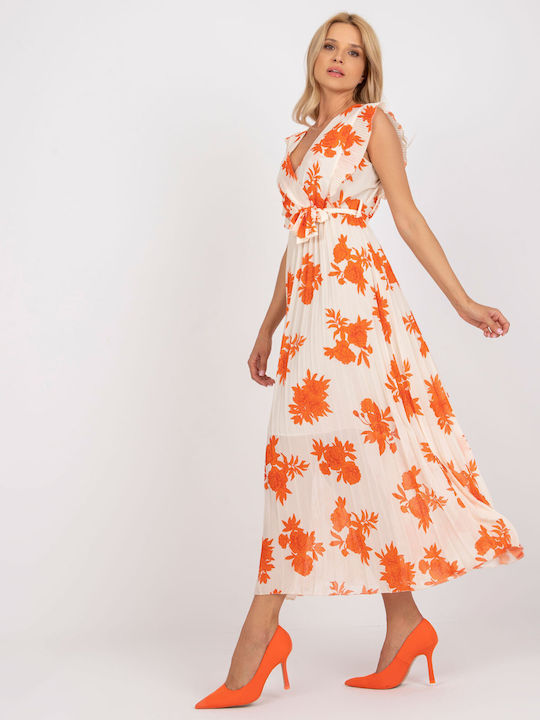 Italy Moda Лятно Maxi Рокля Orange DHJ-SK-13166.94P