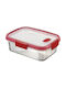Curver Glass Lunch Box Smart Red 900ml