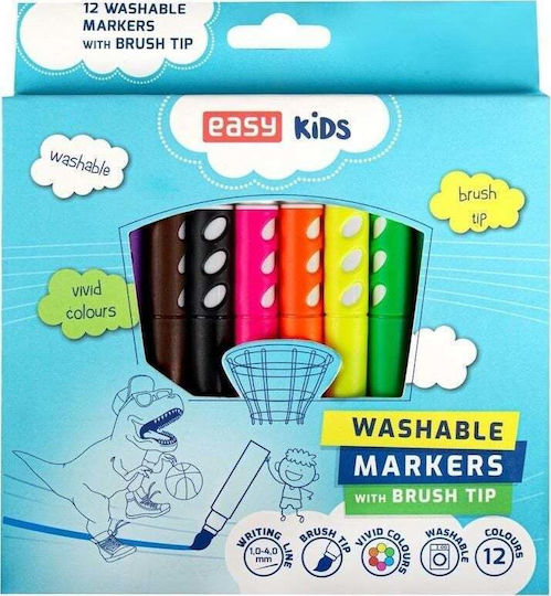 Easy Lavabili Markere de Desen Set 12buc