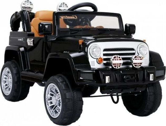 Jeep Kinderfahrzeug Mit Fernbedienung Inspiriert 6 Volt Schwarzes Für 3+ Jahre