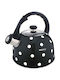 KING Hoff Dots Teapot Stainless Steel Gray 2600ml