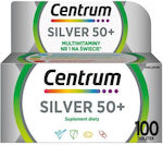 Centrum Silver 50+ Πολυβιταμίνη για Ενέργεια, Ενίσχυση του Ανοσοποιητικού & την Υγεία των Οστών 100 ταμπλέτες