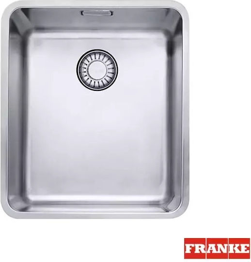 Franke Kubus Kbx 110-34 1220070010 Undermount Sink Inox W38xD44cm Silver