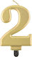 GoDan Birthday Candle Number in Gold Color PF-SCZ2
