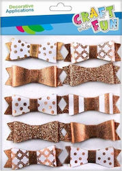 Craft with Fun Διακοσμητικό Στοιχείο για DIY Κατασκευές Χρυσό 10τμχ