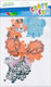 Craft with Fun Autocolant decorativ pentru proiecte DIY 13buc 8.5x18cm. (desene și modele diverse)