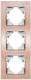 Lineme Schalterrahmen Vertikale Montage in Gold Farbe 50-00127-25