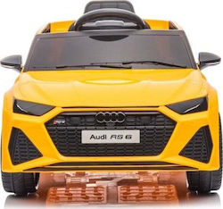 Audi RS6 Μονοθέσιο με Τηλεκοντρόλ 12 Volt Κίτρινο