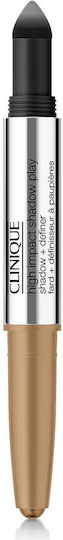 Clinique High Impact Shadow Play Shadow Διπλή Σκιά Ματιών Matte σε Κρεμώδη Μορφή Champagne + Caviar 1.9gr