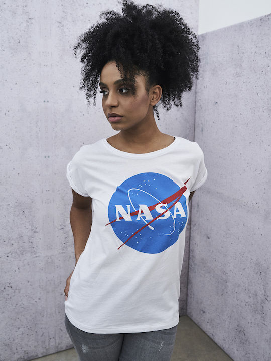 Miss Tee Nasa T-shirt Λευκό Βαμβακερό