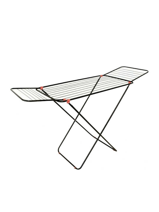 Ready Folding Floor Clothes Drying Rack for Balcony Metallic with 20m Hanging Length