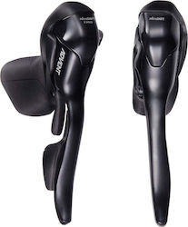 Микрошифт Левери Микрошифт Адвент Двойка 9-скоростни Не съвместими с Shimano Двоен контрол Ляв лост Само спирачен лост Черен Нов