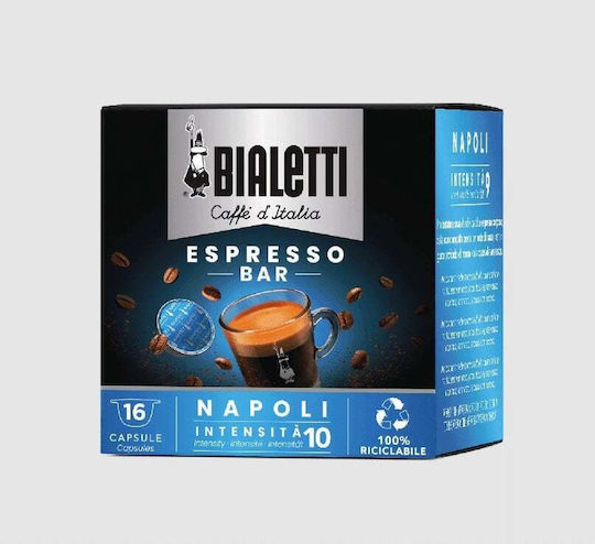 Bialetti Capsules Espresso Compatible with Machine Bialetti 16caps,tobolek