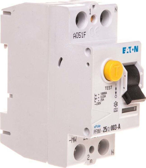 Eaton Phasenrelais Leckage der Erde 25A Bipolar mit Spannung 230V