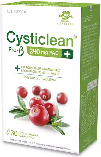 Cysticlean Cysticlean Prob 240 Mg Pac Probiotika Cranberry Kapseln 30 Stück