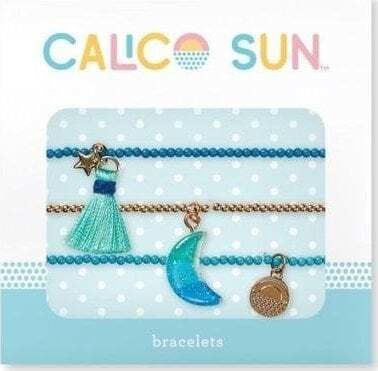 Set Armbänder Bunte Ballons Mond Ombre 3 Stück