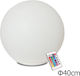 Aca Solar Light Floor Ball 1.5W Cold White 6000K with Remote Control IP54 40cmx40cmcm
