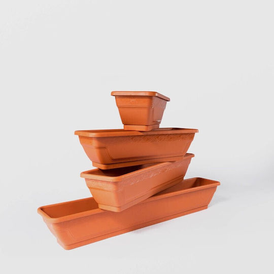 Sterk Topf Kunststoff Brown 60x16x19cm.