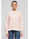 Ladies Μακρύ Γυναικείο Φούτερ Lemonade pink / white sand